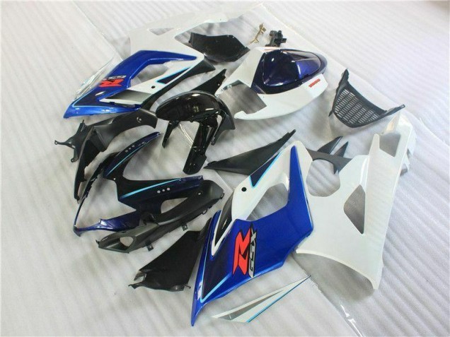 Billige Schwarz Blau Weiß GSXR 1000 K5 2005-2006 Motorrad Verkleidungen Billige Schwarz Blau Weiß GSXR 1000 K5 2005-2006 Motorrad Verkleidungen
