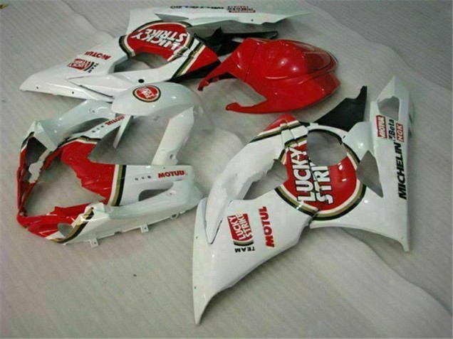 Billige Rot Weiß GSXR 1000 K5 2005-2006 Motorrad Verkleidungen Billige Rot Weiß GSXR 1000 K5 2005-2006 Motorrad Verkleidungen