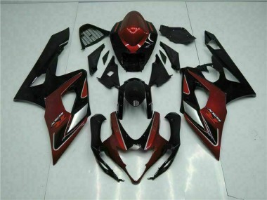 Billige Rot Schwarz GSXR 1000 K5 2005-2006 Motorrad Verkleidung