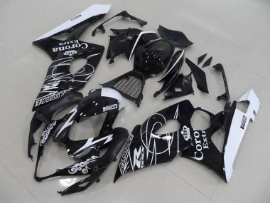 Billige Schwarz Corona GSXR 1000 K5 2005-2006 Motorrad Verkleidungen