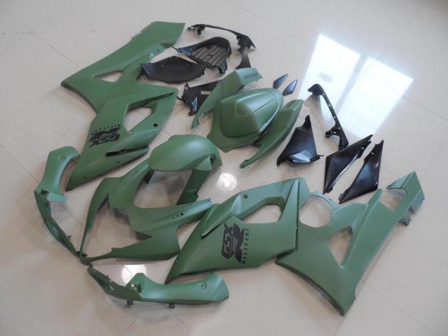Billige Mattes Armee Grün GSXR 1000 K5 2005-2006 Motorrad Verkleidungen Billige Mattes Armee Grün GSXR 1000 K5 2005-2006 Motorrad Verkleidungen