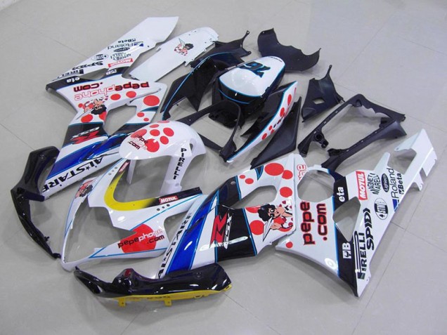 Billige Pepe Phone GSXR 1000 K5 2005-2006 Motorrad Verkleidungen Billige Pepe Phone GSXR 1000 K5 2005-2006 Motorrad Verkleidungen