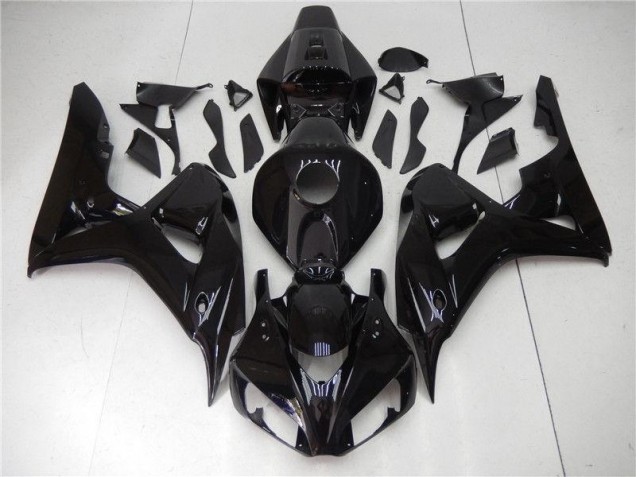 Billige Glänzend Schwarz CBR 1000 RR 2006-2007 Motorrad Vollverkleidung Billige Glänzend Schwarz CBR 1000 RR 2006-2007 Motorrad Vollverkleidung