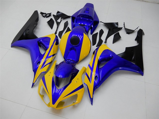 Billige Gelb Blau CBR 1000 RR 2006-2007 Motorrad Verkleidungen Billige Gelb Blau CBR 1000 RR 2006-2007 Motorrad Verkleidungen