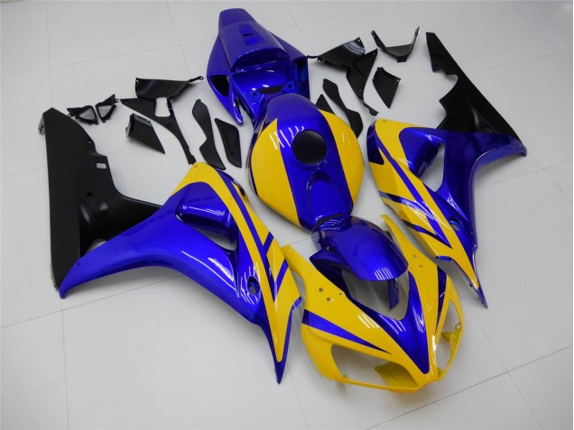 Billige Gelb Blau CBR 1000 RR 2006-2007 Motorrad Verkleidungen Billige Gelb Blau CBR 1000 RR 2006-2007 Motorrad Verkleidungen