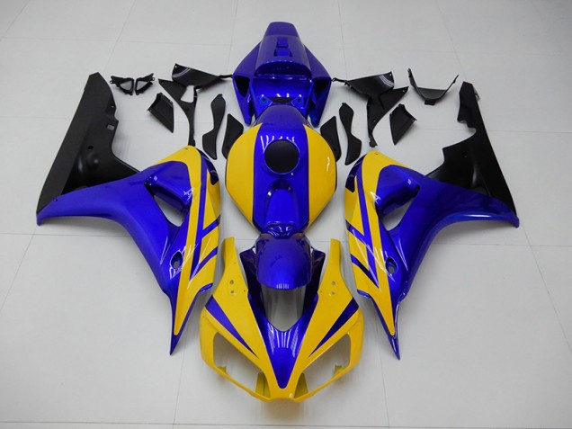 Billige Gelb Blau CBR 1000 RR 2006-2007 Motorrad Verkleidungen Billige Gelb Blau CBR 1000 RR 2006-2007 Motorrad Verkleidungen
