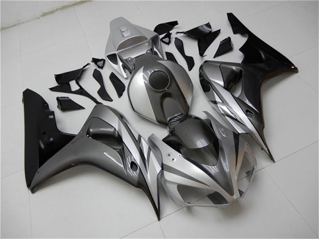 Billige Schwarz Silber Grau CBR 1000 RR 2006-2007 Motorrad Verkleidungen