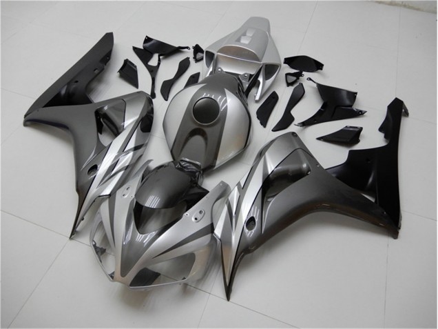 Billige Schwarz Silber Grau CBR 1000 RR 2006-2007 Motorrad Verkleidungen