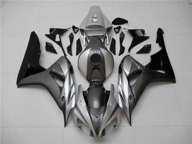 Billige Schwarz Silber Grau CBR 1000 RR 2006-2007 Motorrad Verkleidungen
