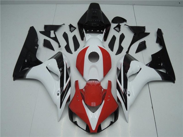 Billige Rot Weiß Schwarz CBR 1000 RR 2006-2007 Motorrad Verkleidung Billige Rot Weiß Schwarz CBR 1000 RR 2006-2007 Motorrad Verkleidung