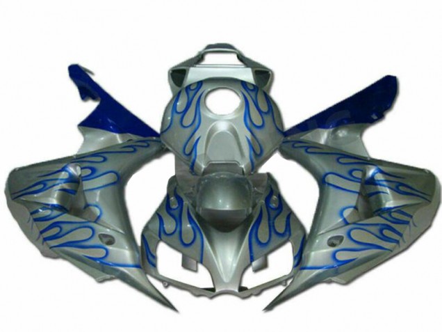 Billige Blau Flamme Silber CBR 1000 RR 2006-2007 Motorrad Verkleidungen Billige Blau Flamme Silber CBR 1000 RR 2006-2007 Motorrad Verkleidungen