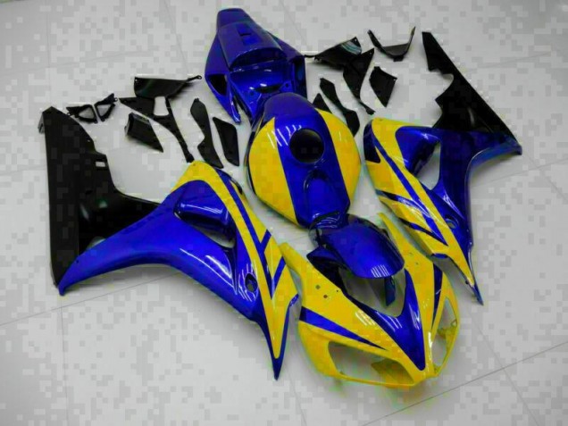 Billige Blau Gelb CBR 1000 RR 2006-2007 Motorrad Verkleidungen Billige Blau Gelb CBR 1000 RR 2006-2007 Motorrad Verkleidungen