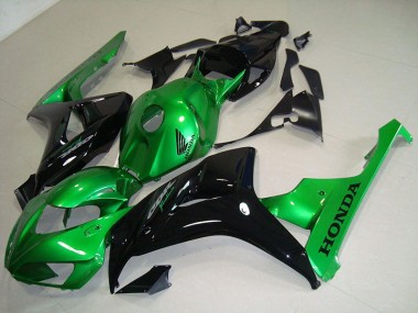 Billige Schwarz Grün CBR 1000 RR 2006-2007 Motorrad Verkleidungen