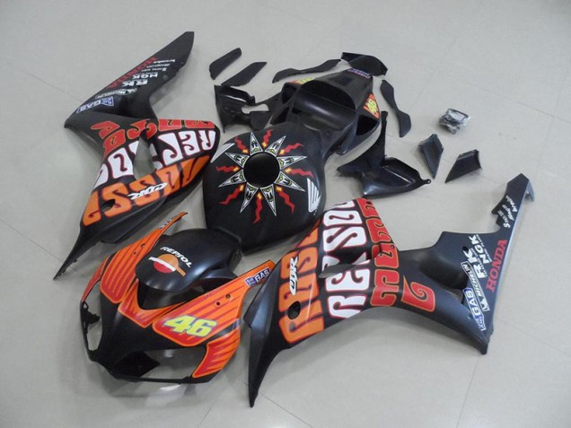 Billige Matt Rossi CBR 1000 RR 2006-2007 Motorrad Verkleidungen Billige Matt Rossi CBR 1000 RR 2006-2007 Motorrad Verkleidungen