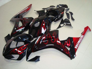 Billige Rot Flamme CBR 1000 RR 2006-2007 Motorrad Verkleidungen