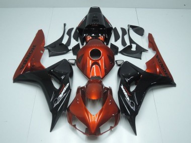 Billige Orange und Schwarz CBR 1000 RR 2006-2007 Motorrad Verkleidungen