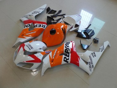 Billige Weiß Und Orange Repsol CBR 1000 RR 2006-2007 Motorrad Verkleidungen