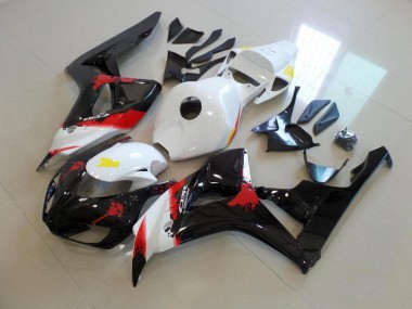 Billige Weiß Schwarz mit Kein Aufkleber CBR 1000 RR 2006-2007 Motorrad Verkleidungen