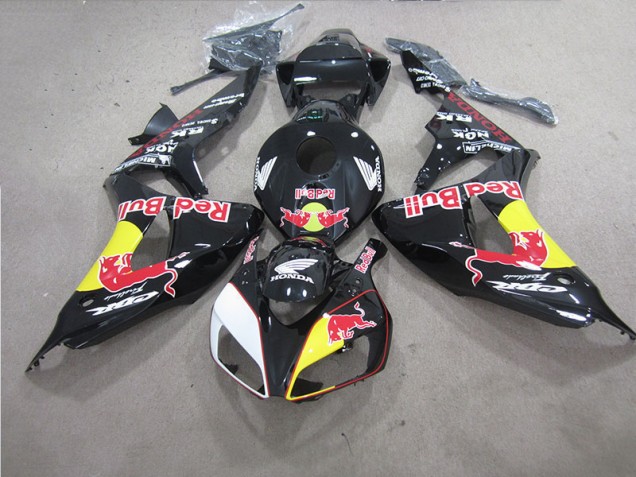 Billige Schwarzer Rot Bull CBR 1000 RR 2006-2007 Motorrad Verkleidung Billige Schwarzer Rot Bull CBR 1000 RR 2006-2007 Motorrad Verkleidung