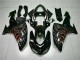Billige Schwarz rote Flamme ZX10R 2006-2007 Motorrad Verkleidung Billige Schwarz rote Flamme ZX10R 2006-2007 Motorrad Verkleidung
