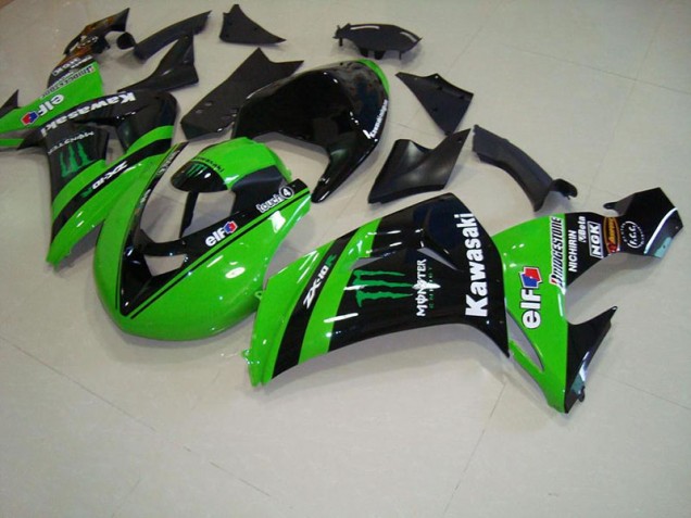 Billige Grünes Monsterrennen ZX10R 2006-2007 Motorrad Verkleidungen Billige Grünes Monsterrennen ZX10R 2006-2007 Motorrad Verkleidungen