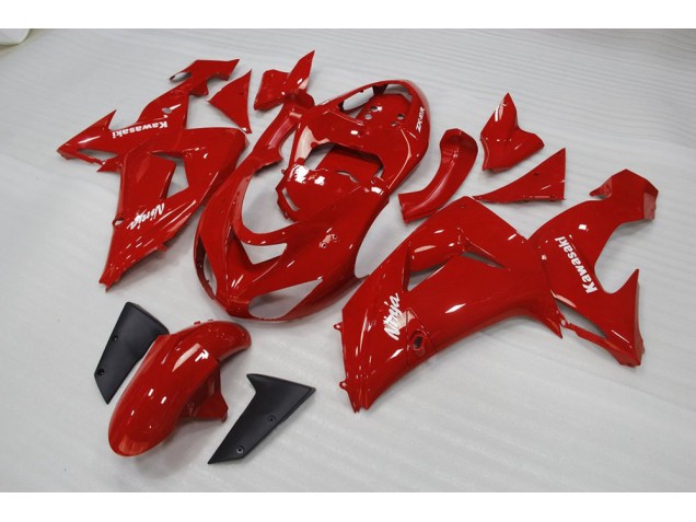 Billige Rot ZX10R 2006-2007 Motorrad Verkleidungen Billige Rot ZX10R 2006-2007 Motorrad Verkleidungen