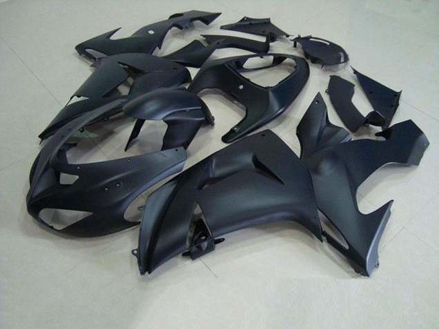 Billige Matt Schwarz ZX10R 2006-2007 Motorrad Verkleidungen Billige Matt Schwarz ZX10R 2006-2007 Motorrad Verkleidungen