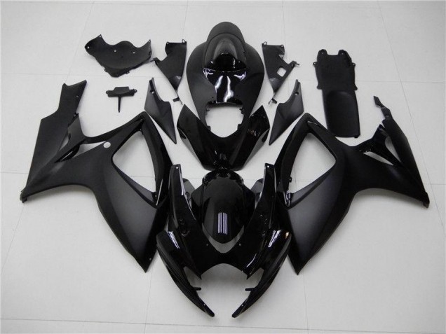 Billige Matt Schwarz GSXR 600 / 750 K6 2006-2007 Motorrad Verkleidungen Billige Matt Schwarz GSXR 600 / 750 K6 2006-2007 Motorrad Verkleidungen