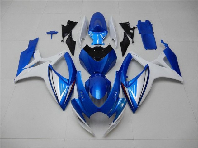 Billige Blau Weiß GSXR 600 / 750 K6 2006-2007 Motorrad Verkleidungen Billige Blau Weiß GSXR 600 / 750 K6 2006-2007 Motorrad Verkleidungen