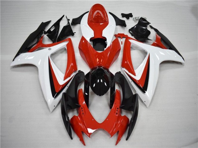 Billige Rot Schwarz GSXR 600 / 750 K6 2006-2007 Motorrad Verkleidungen Billige Rot Schwarz GSXR 600 / 750 K6 2006-2007 Motorrad Verkleidungen