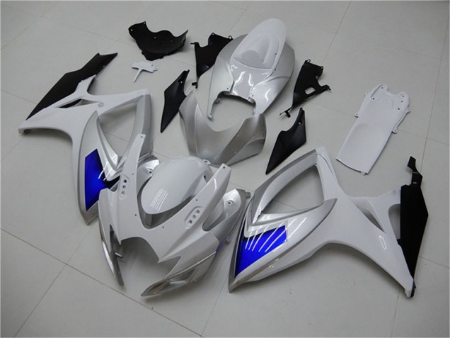 Billige Weiß Blau GSXR 600 / 750 K6 2006-2007 Motorrad Verkleidung Billige Weiß Blau GSXR 600 / 750 K6 2006-2007 Motorrad Verkleidung