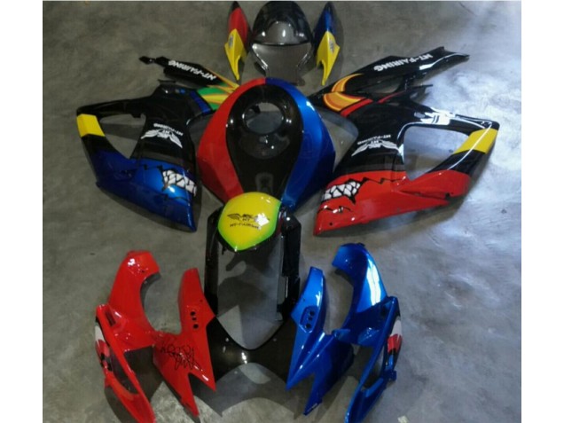 Billige Rot Blau GSXR 600 / 750 K6 2006-2007 Motorrad Verkleidungen Billige Rot Blau GSXR 600 / 750 K6 2006-2007 Motorrad Verkleidungen