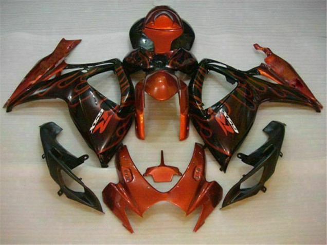 Billige Rot GSXR 600 / 750 K6 2006-2007 Motorrad Verkleidungen Billige Rot GSXR 600 / 750 K6 2006-2007 Motorrad Verkleidungen