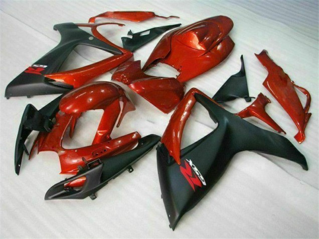 Billige Rot Schwarz GSXR 600 / 750 K6 2006-2007 Motorrad Verkleidung Billige Rot Schwarz GSXR 600 / 750 K6 2006-2007 Motorrad Verkleidung