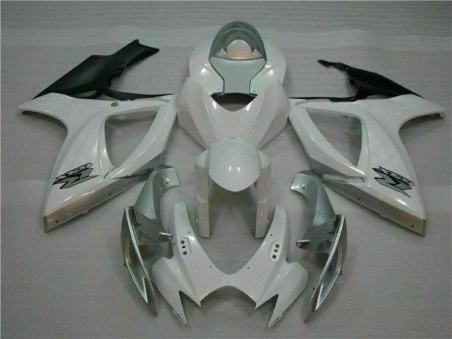 Billige Weiß Silber GSXR 600 / 750 K6 2006-2007 Motorrad Verkleidungen & Plastik Billige Weiß Silber GSXR 600 / 750 K6 2006-2007 Motorrad Verkleidungen & Plastik