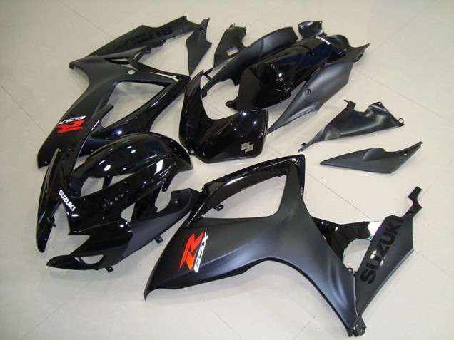 Billige Matt Schwarz GSXR 750 K6 2006-2007 Motorrad Verkleidungen Billige Matt Schwarz GSXR 750 K6 2006-2007 Motorrad Verkleidungen