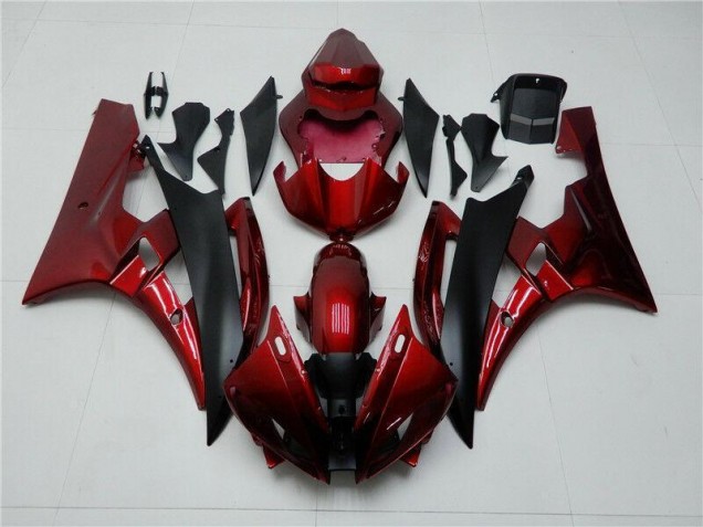 Billige Rot Schwarz R6 2006-2007 Motorrad Verkleidung Billige Rot Schwarz R6 2006-2007 Motorrad Verkleidung