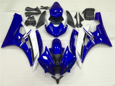 Billige Blau Weiß R6 2006-2007 Motorrad Verkleidungen & Plastik