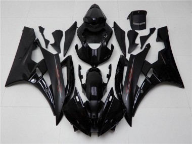 Billige Matt schwarz Glänzend R6 2006-2007 Motorrad Verkleidungen