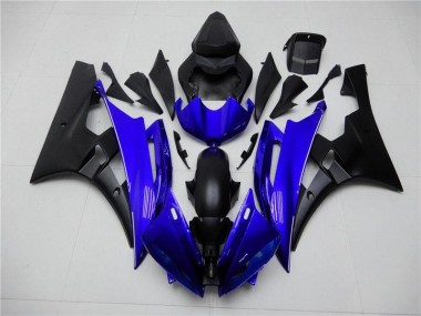Billige Blau Schwarz R6 2006-2007 Motorrad Verkleidungen Komplett Sets