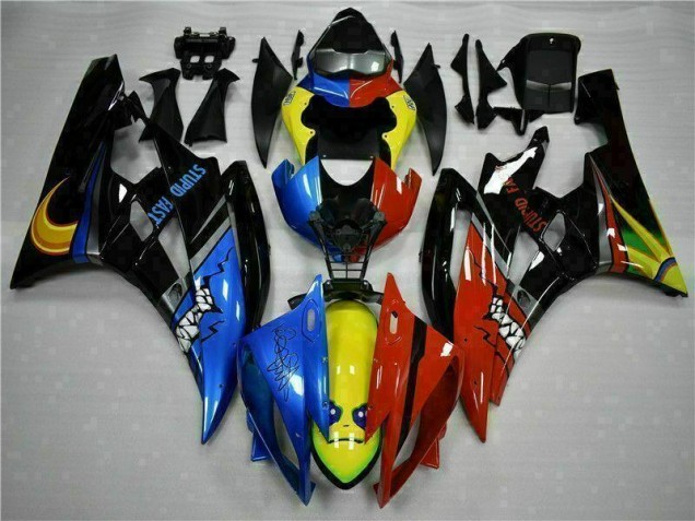 Billige Gelb Blau Rot R6 2006-2007 Motorrad Verkleidungen