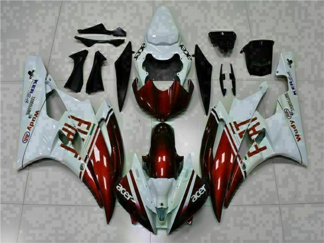 Billige Braun Weiß R6 2006-2007 Motorrad Verkleidungen