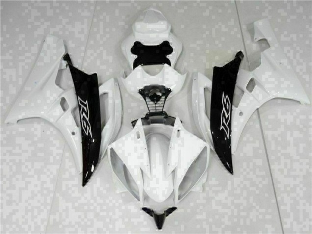 Billige Weiß Schwarz R6 2006-2007 Motorrad Verkleidungen & Plastik