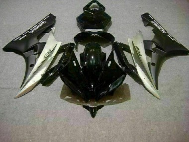 Billige Silber Schwarz R6 2006-2007 Motorrad Vollverkleidung
