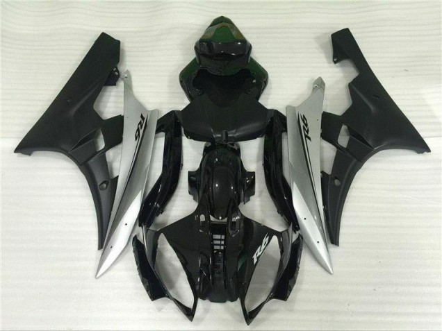 Billige Silber Schwarz R6 2006-2007 Motorrad Verkleidungen & Plastik
