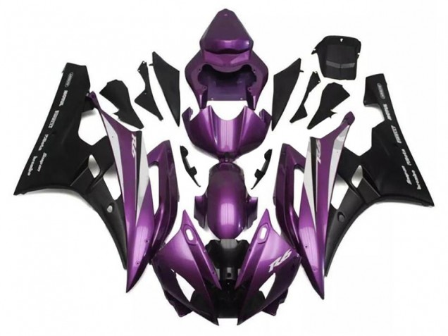 Billige Lila Schwarz R6 2006-2007 Motorrad Verkleidungen