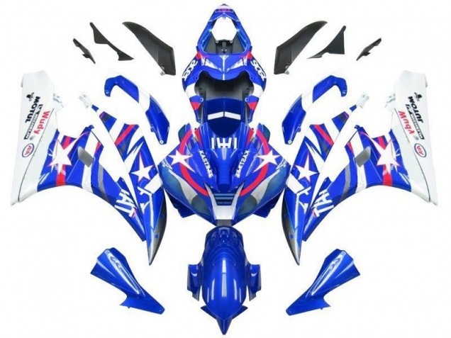Billige Blau Star Fiat R6 2006-2007 Motorrad Verkleidungen