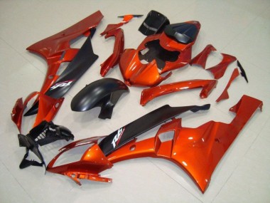 Billige Orange Matt schwarz R6 2006-2007 Motorrad Verkleidung