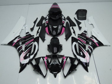 Billige Rosa Stern R6 2006-2007 Motorrad Verkleidungen