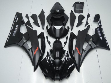 Billige Matt Schwarz und Glänzendes Schwarz R6 2006-2007 Motorrad Verkleidungen
